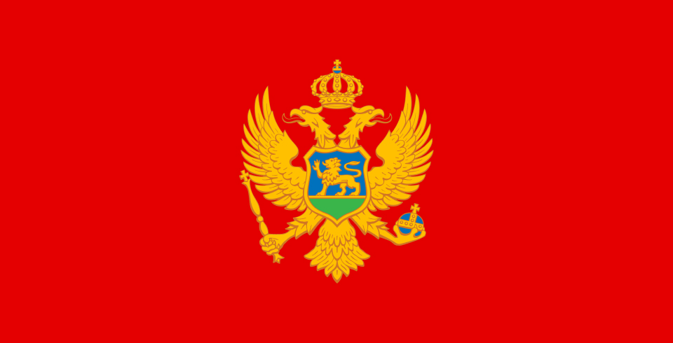 Флаг Черногории